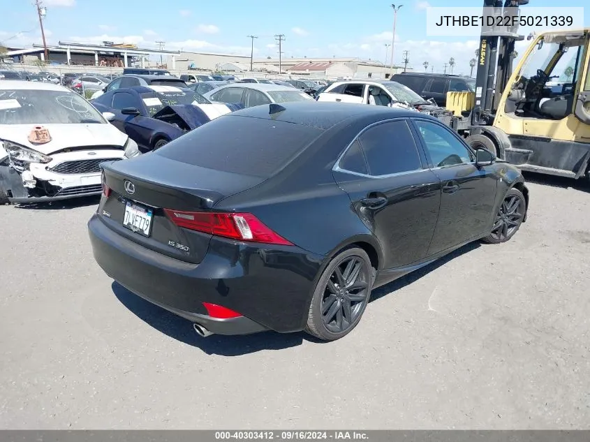 2015 Lexus Is 350 VIN: JTHBE1D22F5021339 Lot: 40303412