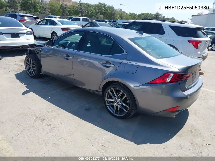 2015 Lexus Is 250 250 VIN: JTHBF1D25F5050380 Lot: 40304377