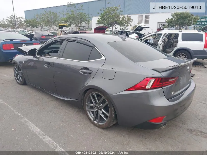 JTHBE1D20F5019010 2015 Lexus Is 350