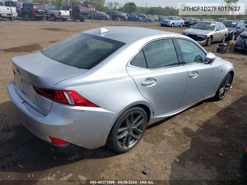 JTHCF1D27F5017627 2015 Lexus Is 250