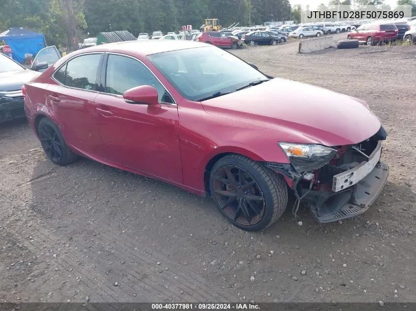 JTHBF1D28F5075869 2015 Lexus Is 250