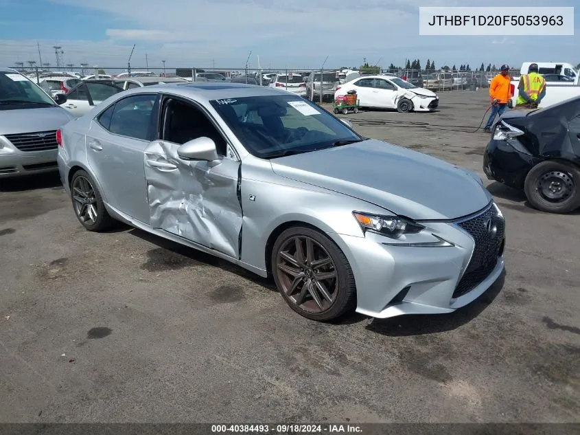 2015 Lexus Is 250 VIN: JTHBF1D20F5053963 Lot: 40384493