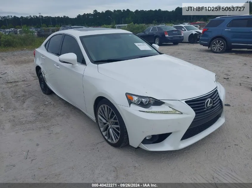 JTHBF1D25F5063727 2015 Lexus Is 250