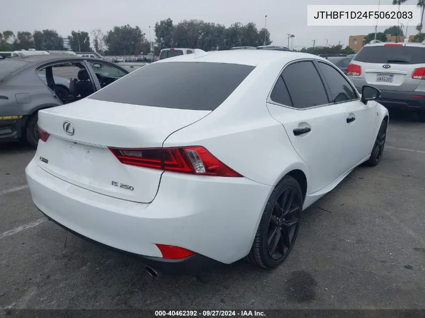 2015 Lexus Is 250 Crafted Line VIN: JTHBF1D24F5062083 Lot: 40462392