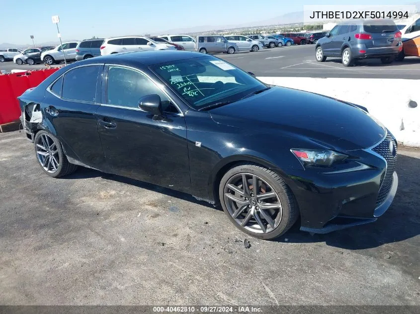 2015 Lexus Is 350 VIN: JTHBE1D2XF5014994 Lot: 40462810