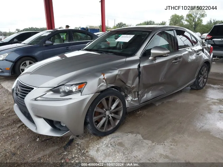 2015 Lexus Is 250 VIN: JTHCF1D28F5022044 Lot: 40500422