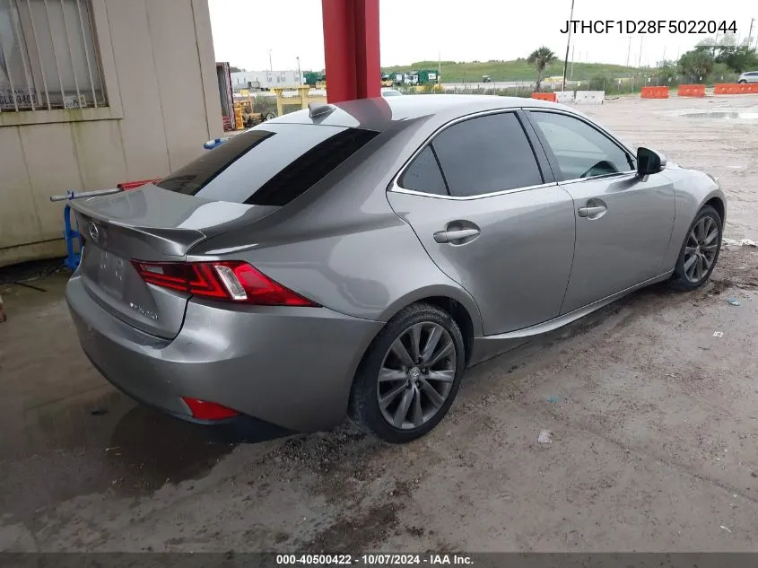 2015 Lexus Is 250 VIN: JTHCF1D28F5022044 Lot: 40500422