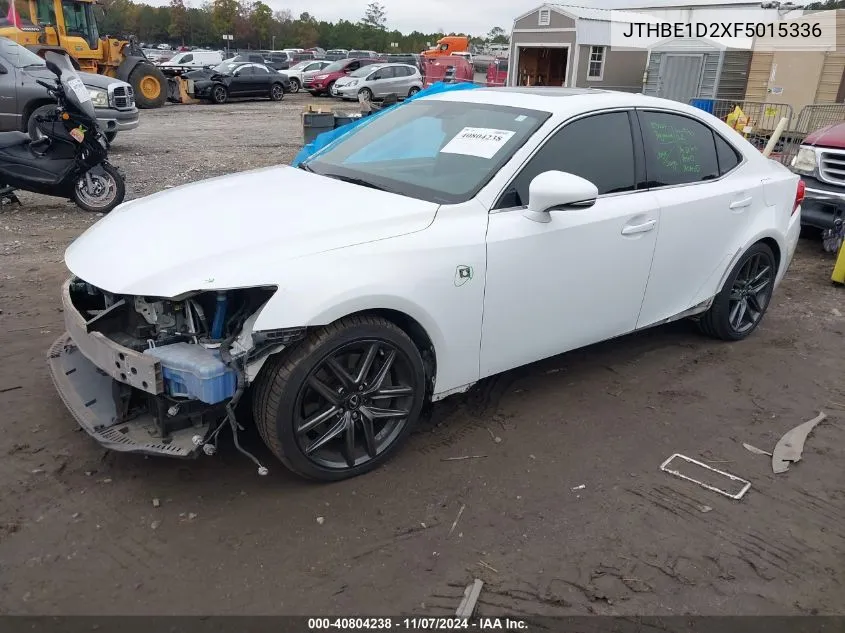 2015 Lexus Is 350 VIN: JTHBE1D2XF5015336 Lot: 40804238