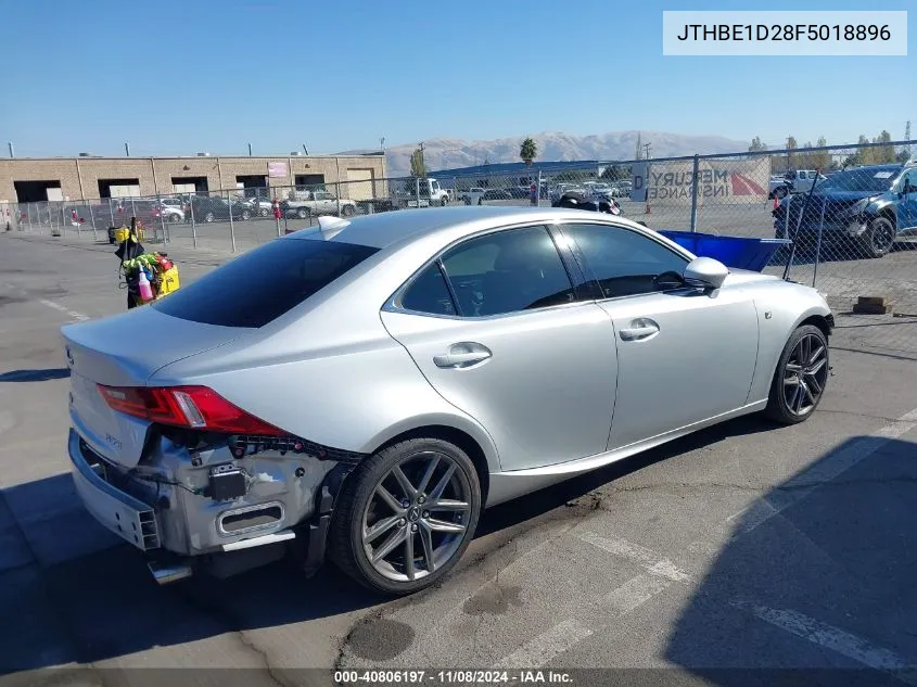 2015 Lexus Is 350 VIN: JTHBE1D28F5018896 Lot: 40806197