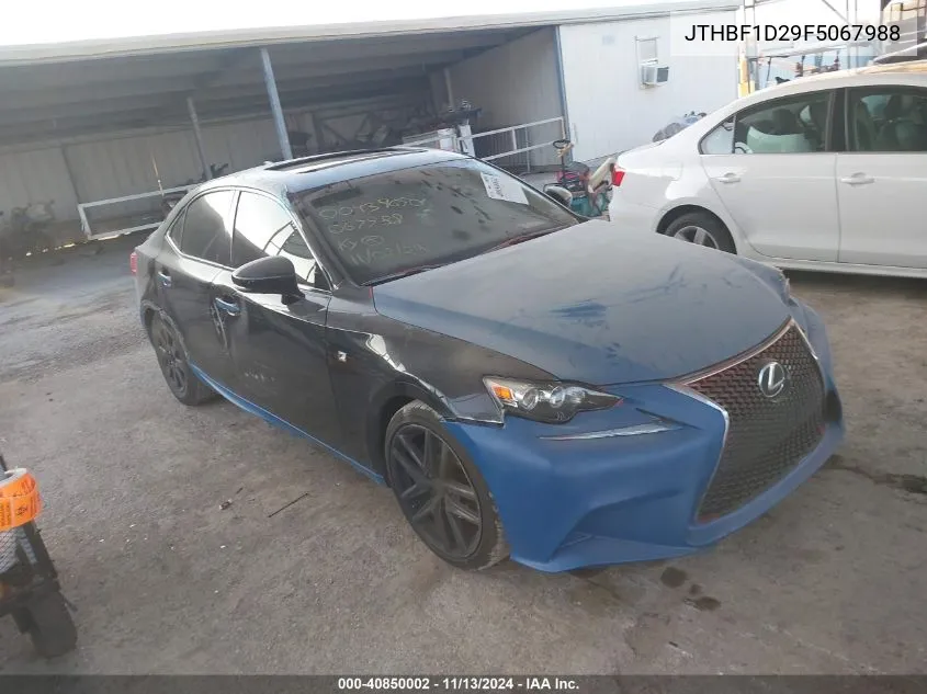 JTHBF1D29F5067988 2015 Lexus Is 250