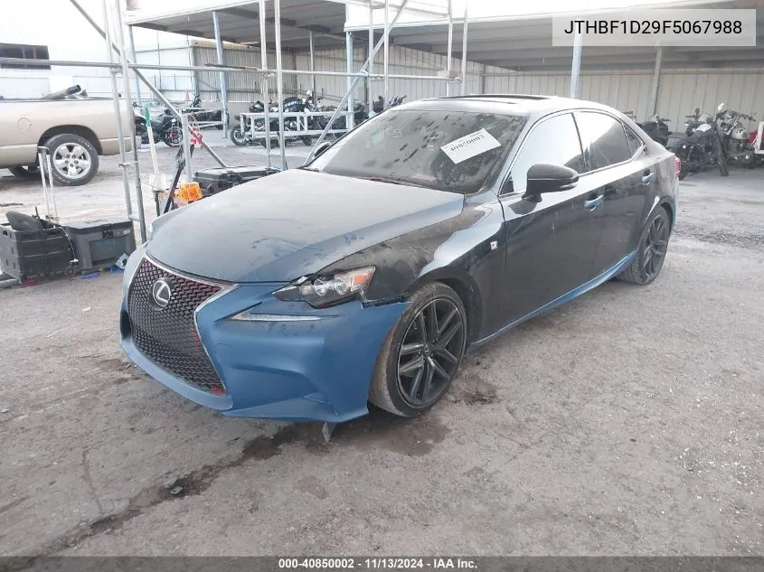 JTHBF1D29F5067988 2015 Lexus Is 250