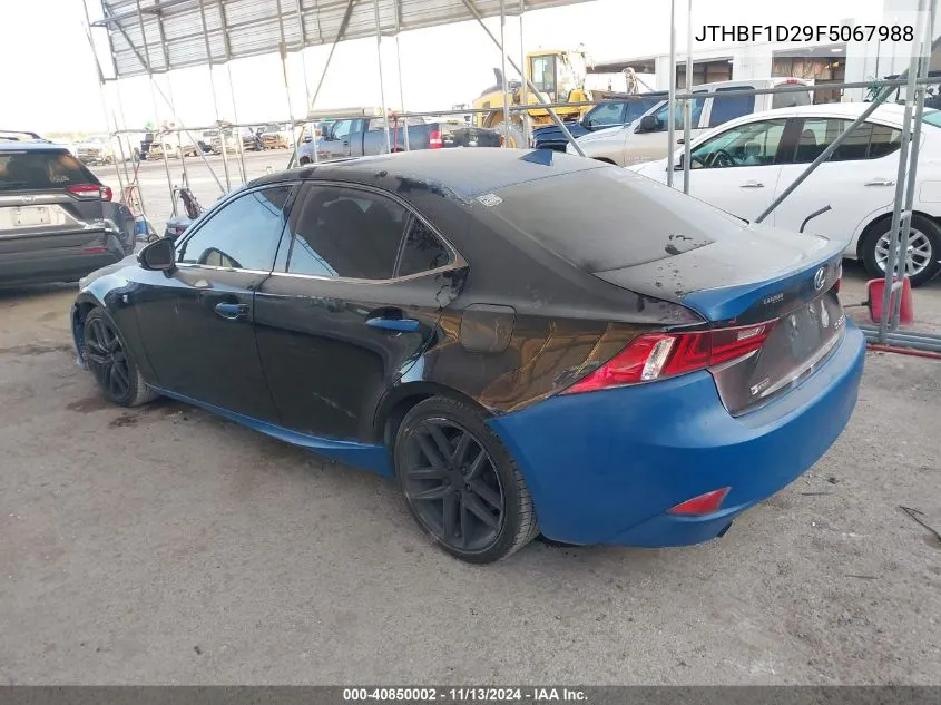 JTHBF1D29F5067988 2015 Lexus Is 250