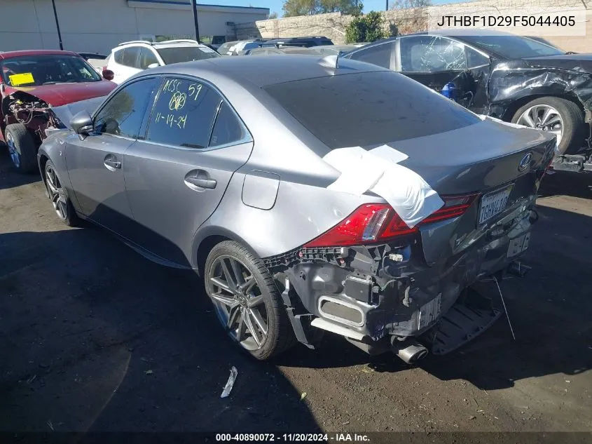 2015 Lexus Is 250 VIN: JTHBF1D29F5044405 Lot: 40890072