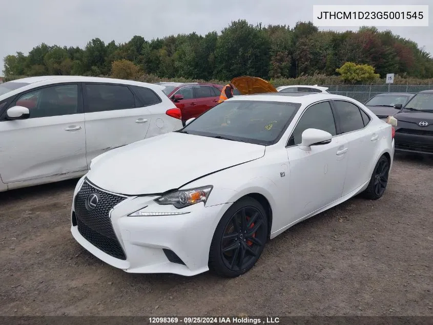 2016 Lexus Is 300 300 VIN: JTHCM1D23G5001545 Lot: 12098369