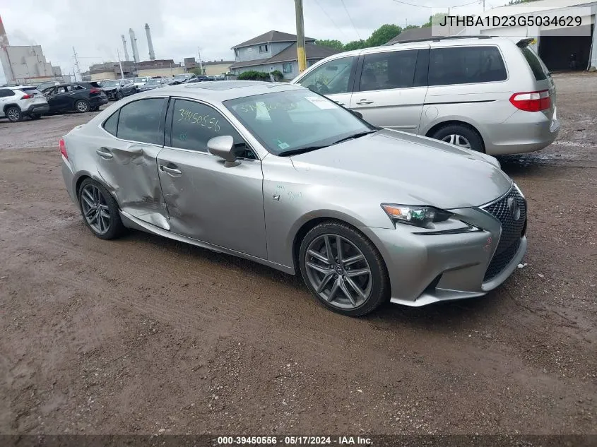 2016 Lexus Is 200T VIN: JTHBA1D23G5034629 Lot: 39450556