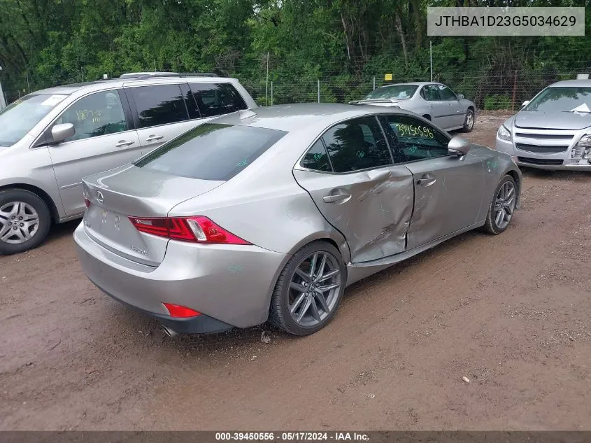 2016 Lexus Is 200T VIN: JTHBA1D23G5034629 Lot: 39450556