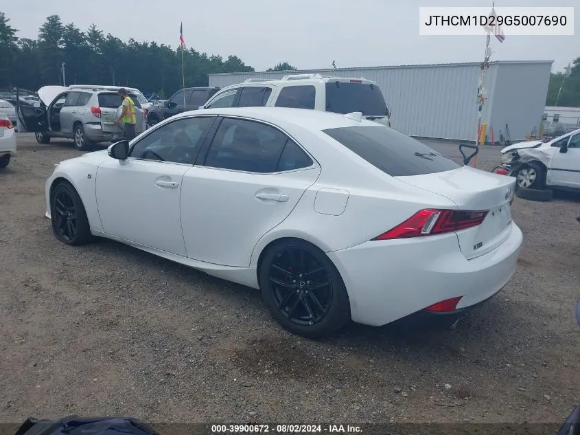 2016 Lexus Is 300 VIN: JTHCM1D29G5007690 Lot: 39900672