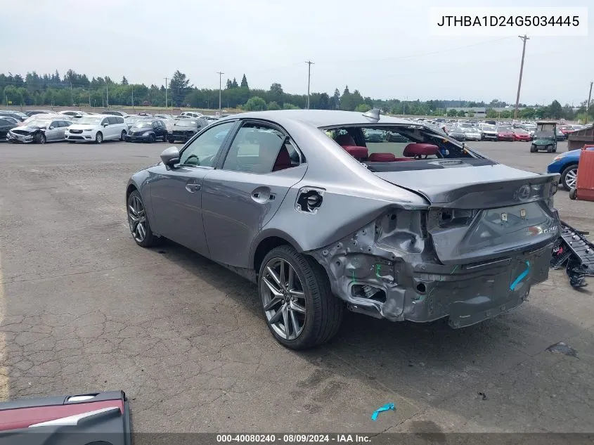 JTHBA1D24G5034445 2016 Lexus Is 200T