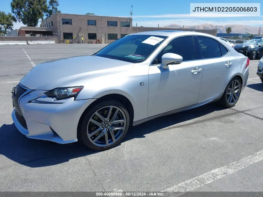 JTHCM1D22G5006803 2016 Lexus Is 300