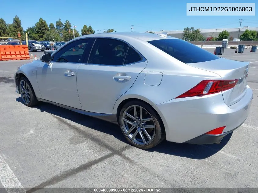 JTHCM1D22G5006803 2016 Lexus Is 300