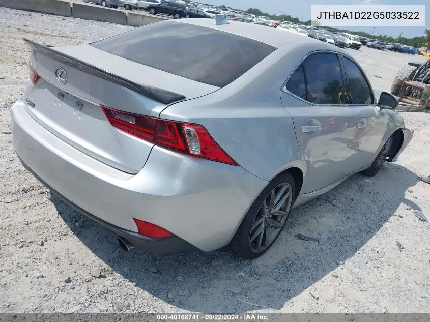 JTHBA1D22G5033522 2016 Lexus Is 200T