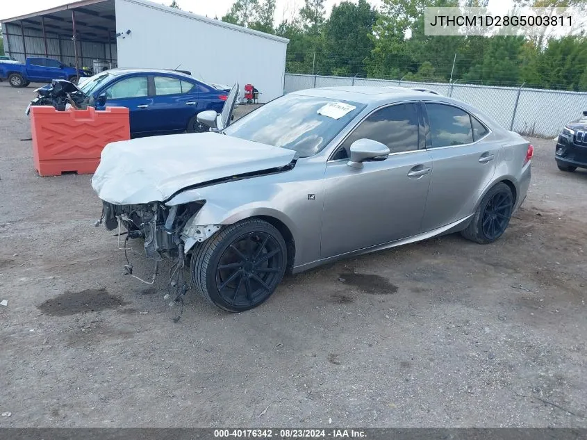 JTHCM1D28G5003811 2016 Lexus Is 300