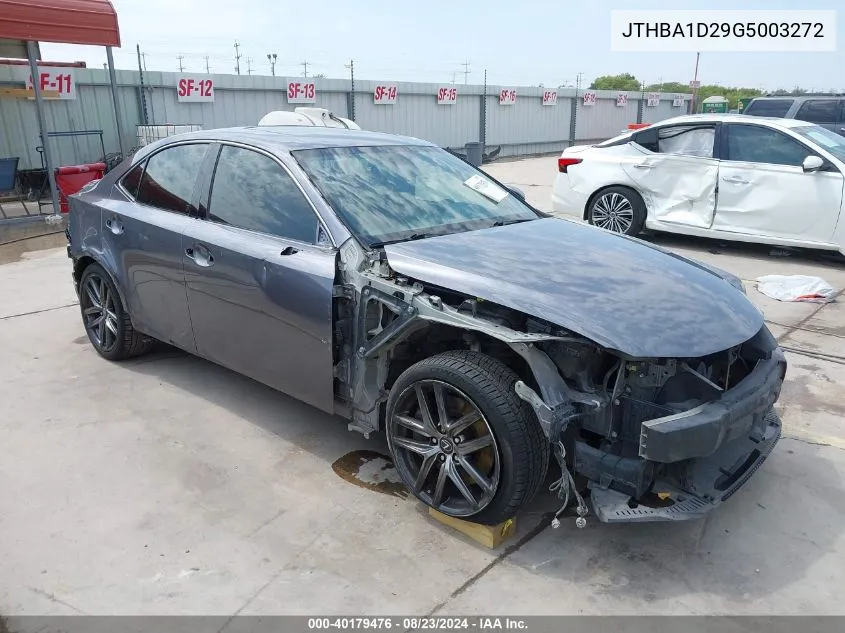 JTHBA1D29G5003272 2016 Lexus Is 200T