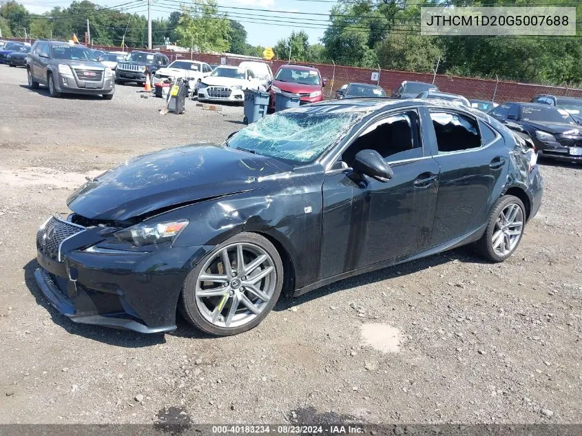 2016 Lexus Is 300 VIN: JTHCM1D20G5007688 Lot: 40183234