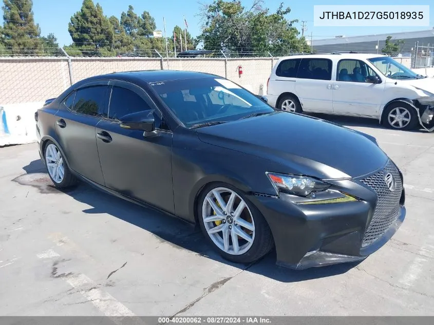 JTHBA1D27G5018935 2016 Lexus Is 200T