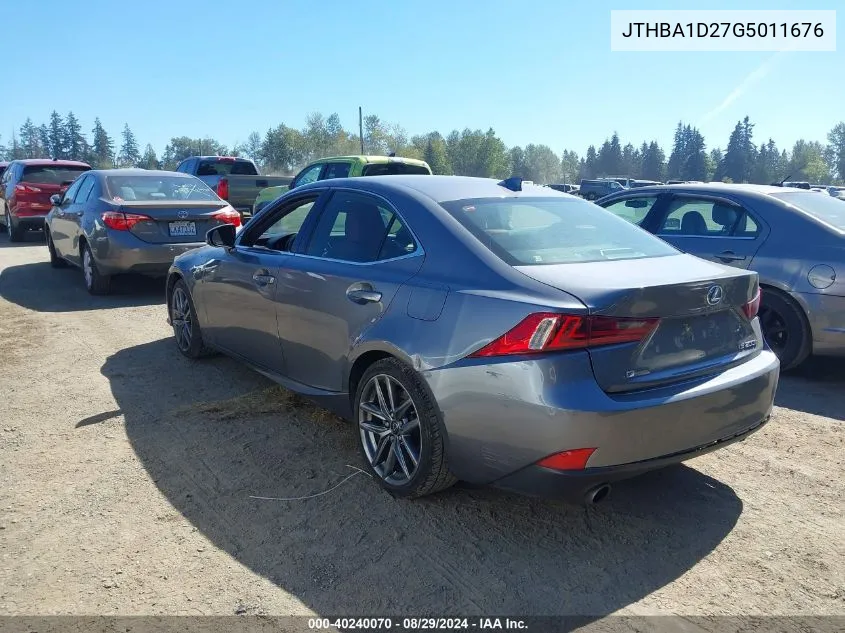 2016 Lexus Is 200T VIN: JTHBA1D27G5011676 Lot: 40240070