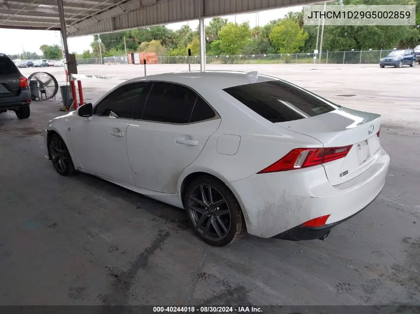 JTHCM1D29G5002859 2016 Lexus Is 300