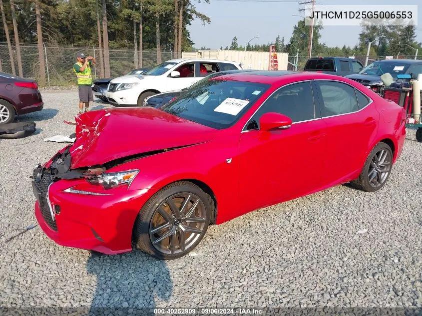 2016 Lexus Is 300 VIN: JTHCM1D25G5006553 Lot: 40252909