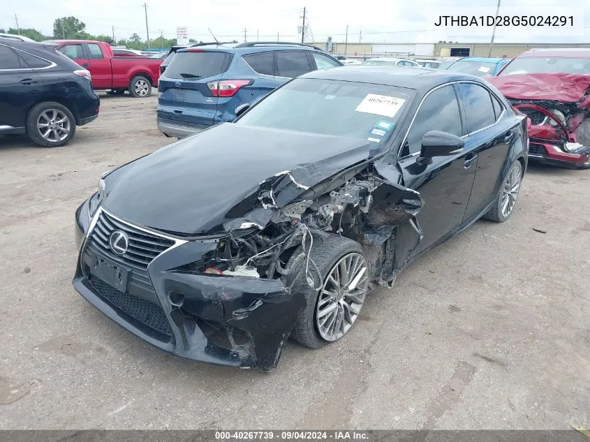 JTHBA1D28G5024291 2016 Lexus Is 200T