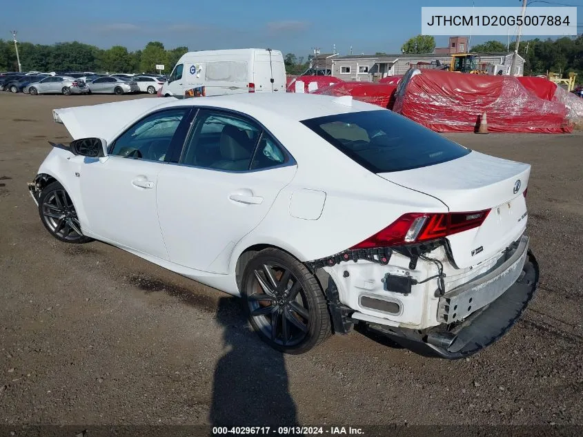 JTHCM1D20G5007884 2016 Lexus Is 300