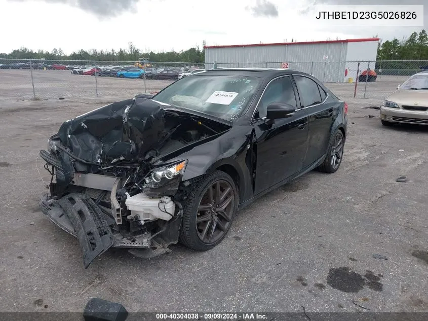 JTHBE1D23G5026826 2016 Lexus Is 350