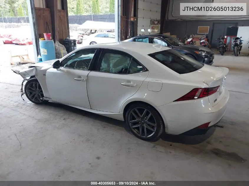 2016 Lexus Is 300 VIN: JTHCM1D26G5013236 Lot: 40305653