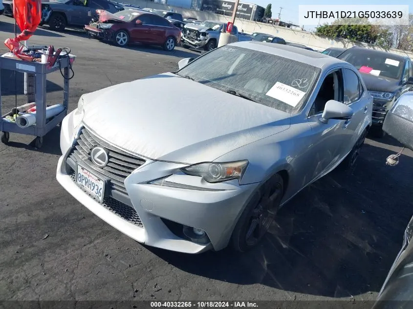 JTHBA1D21G5033639 2016 Lexus Is 200T