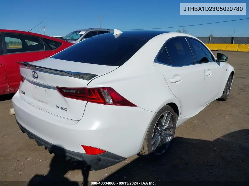 2016 Lexus Is 200T 200T VIN: JTHBA1D23G5020780 Lot: 40334866