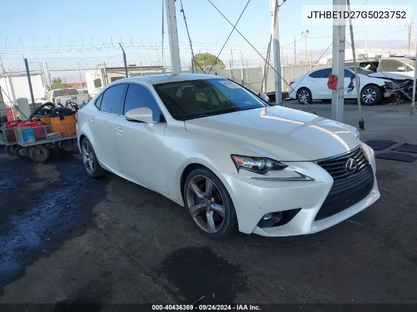 JTHBE1D27G5023752 2016 Lexus Is 350