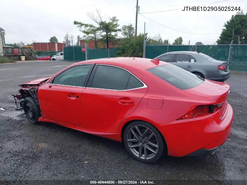 JTHBE1D29G5025244 2016 Lexus Is 350