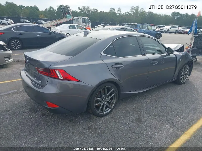 JTHCE1D27G5011279 2016 Lexus Is 350