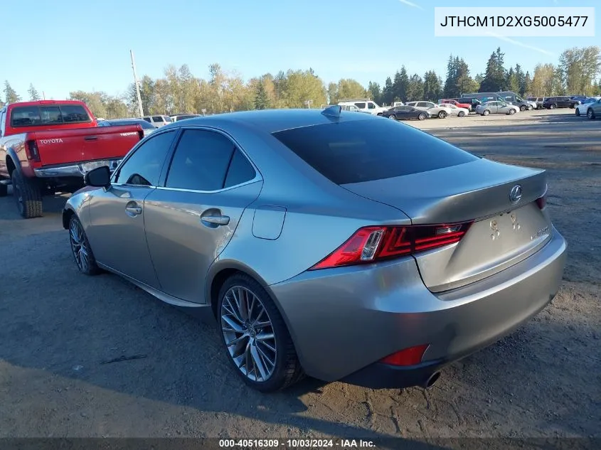 JTHCM1D2XG5005477 2016 Lexus Is 300