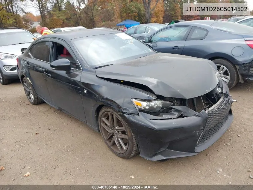 2016 Lexus Is 300 VIN: JTHCM1D26G5014502 Lot: 40705148