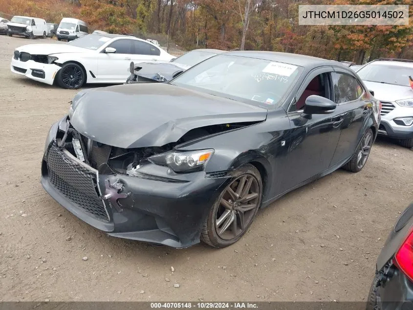 2016 Lexus Is 300 VIN: JTHCM1D26G5014502 Lot: 40705148