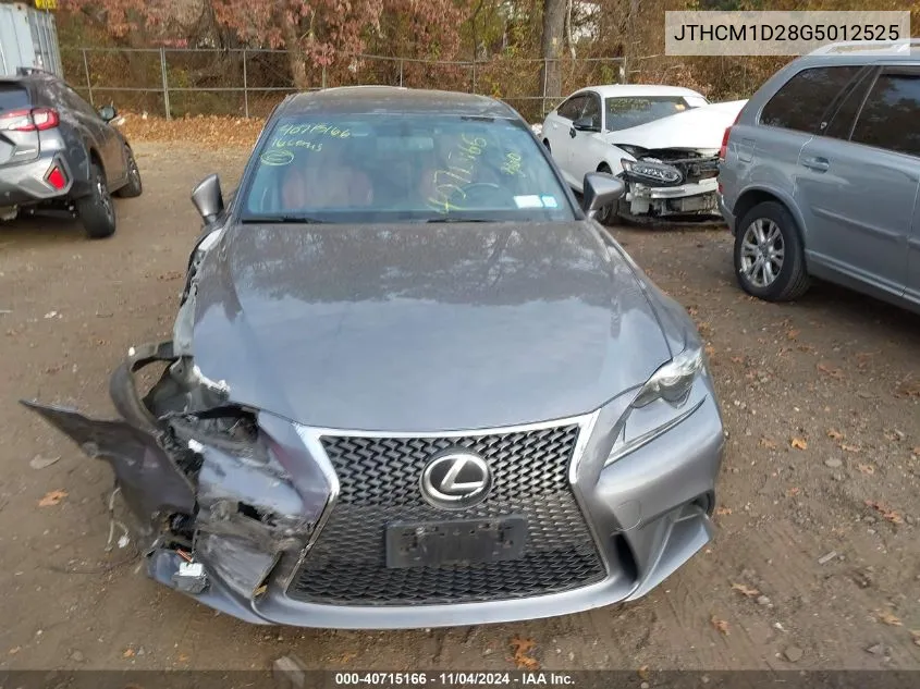 2016 Lexus Is 300 VIN: JTHCM1D28G5012525 Lot: 40715166