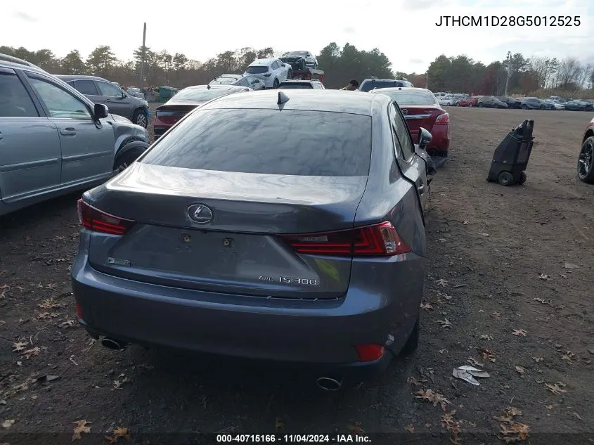 2016 Lexus Is 300 VIN: JTHCM1D28G5012525 Lot: 40715166