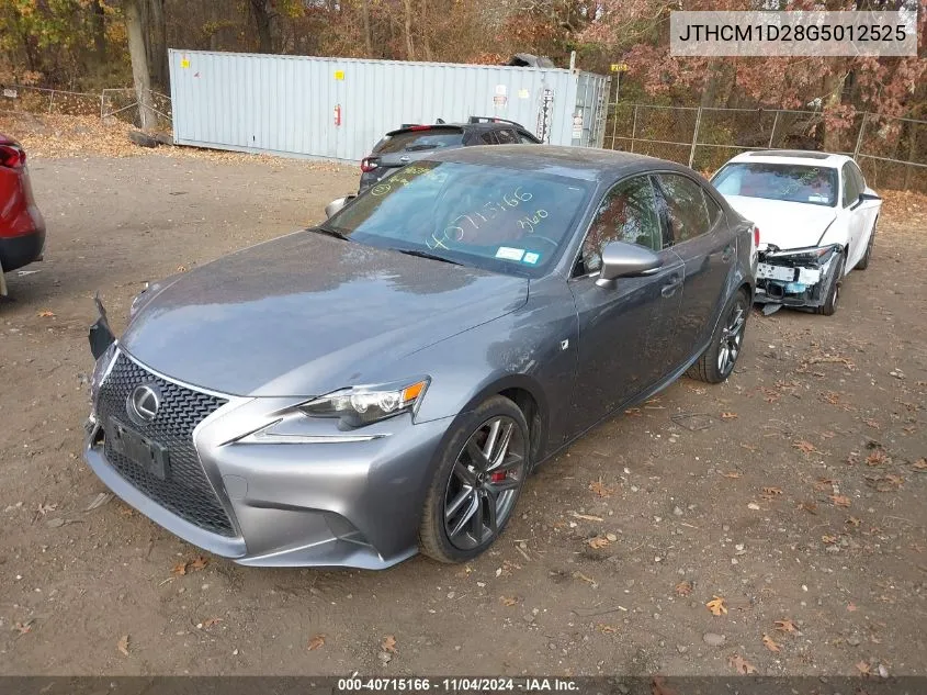 2016 Lexus Is 300 VIN: JTHCM1D28G5012525 Lot: 40715166