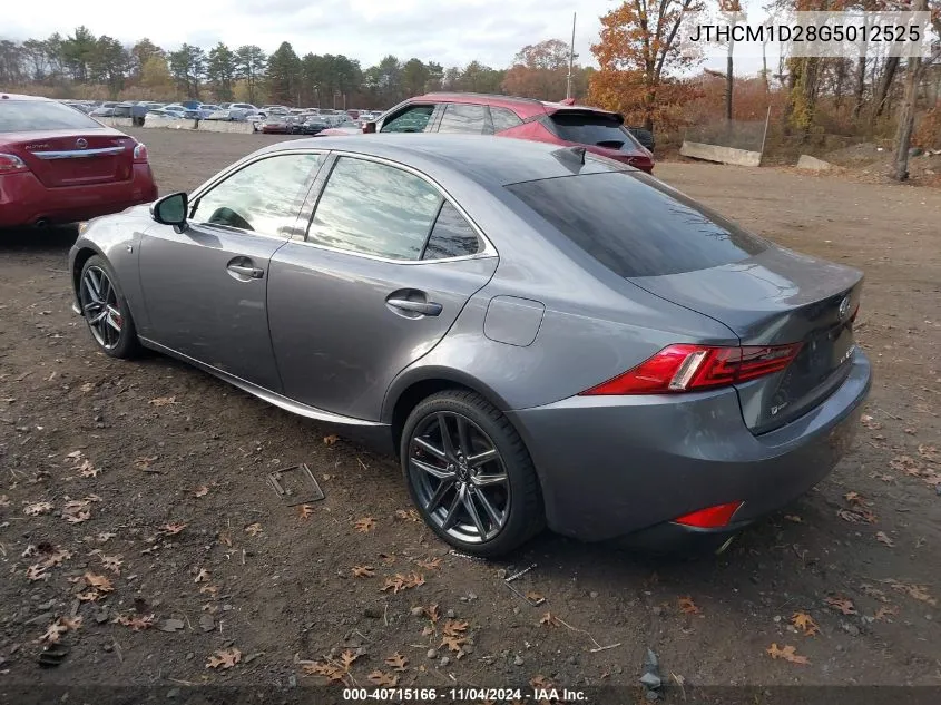 2016 Lexus Is 300 VIN: JTHCM1D28G5012525 Lot: 40715166