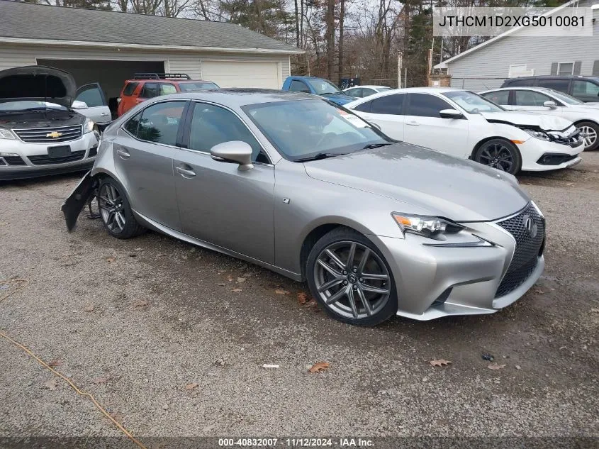 JTHCM1D2XG5010081 2016 Lexus Is 300