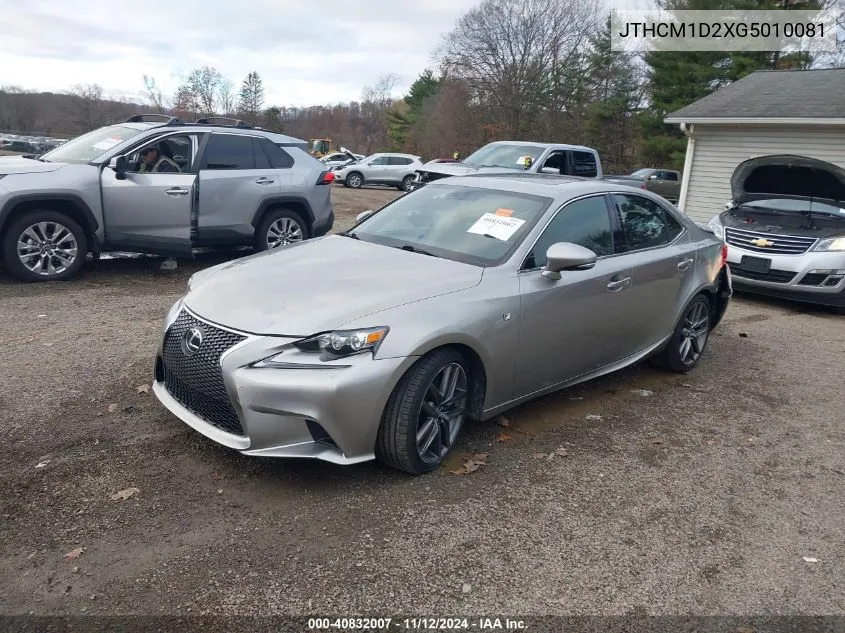 JTHCM1D2XG5010081 2016 Lexus Is 300